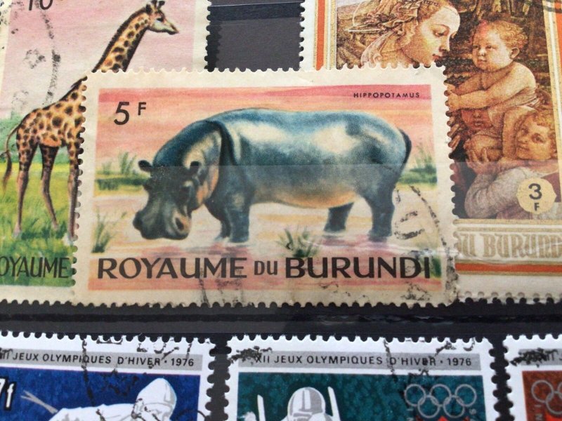 Republic de Burundi Mounted mint or used  vintage stamps Ref 65781
