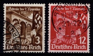 Germany 1935 12th Anniversary of First Hitler Putsch, Set [Used]