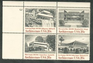 2019 - 2022 Architecture MNH Plate block - UL