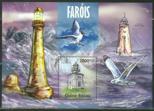 GUINEA BISSAU 2013 LIGHTHOUSES  SOUVENIR SHEET MINT NH