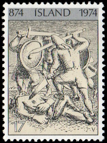Iceland 464 - Mint-NH - 17k The Age of Sturlunger (1974) (cv $0.35)