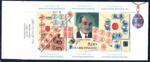 Finland 1988 Stamps Exhibition FINLANDIA '88 A. Faberge Mi. 1050 Booklet...