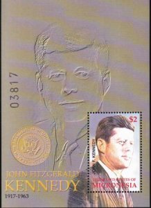 US 495 Trust Territories Micronesia NH VF John F. Kennedy S/S