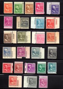 803//831 Mint,OG,NH/LH... SCV $26.25... All w/Selvage!