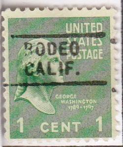 Precancel - Rodeo, CA PSS# 729