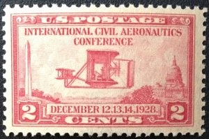 Scott #649 Wright Bros.  MINT, VF-XF, NH, OG