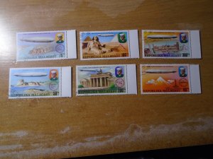 Madagascar  #  545-48 / C158-59  used