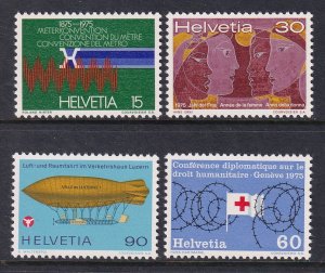 Switzerland 599-602 MNH VF