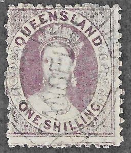 Queensland (1875) - Scott # 43,  Used