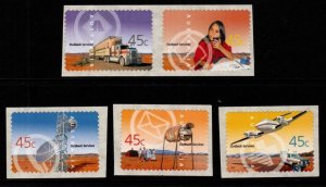 AUSTRALIA SG2113/7 2001 OUTBACK SERVICES SELF ADHESIVE MNH