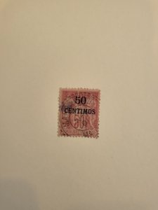 Stamps French Morocco Scott #6a used