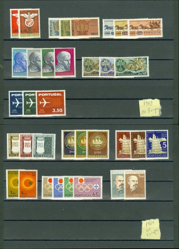 EDW1949SELL : PORTUGAL Choice collection Cplt of Commemorative from 1963-1988.