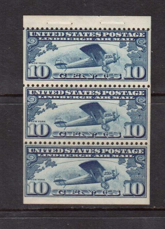 USA #C10a NH Mint Booklet Pane