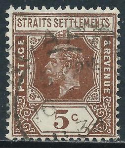 Straits Settlements, Sc #187a, 5c Used