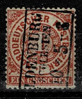 Germany-North German Postal District-#16 used -1869-NG-1 Groschen