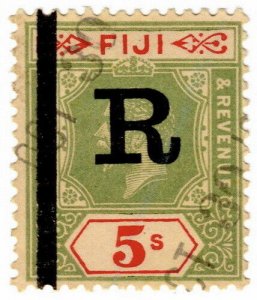 (I.B) Fiji Revenue : Stamp Duty 5/- (1914)