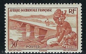 French West Africa 37 MHR 1947 issue (ak4636)