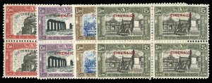 Italian Colonies, Cyrenaica #B21-24 (Sass. 49-52) Catâ¬280, 1929 National...