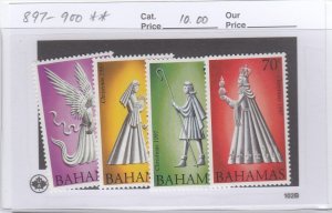 Bahamas 897-900 Christmas mnh