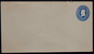 1899 US Sc. #U377 stamped envelope, 5 cent mint entire, fair shape