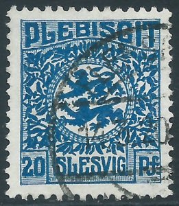 Schleswig, Sc #6, 20pf Used