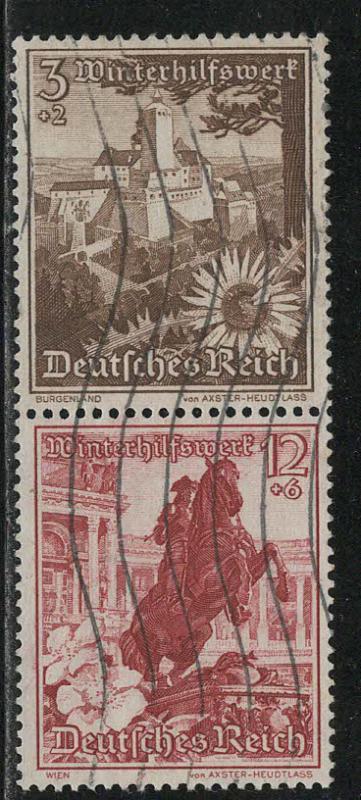 Germany Scott # B123, B128, used, se-tenant, Mi# S251