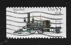 SC# 2364 - (22c) - Locomotives, John Bull, used single
