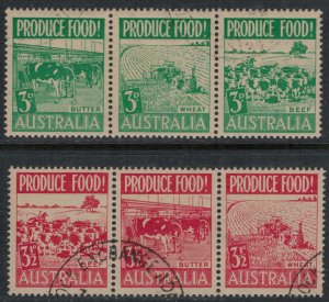 Australia #252a,5a  CV $16.75