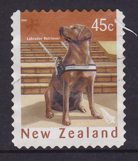 New Zealand 2006 Chinese New Year \Guide Dog\ 45c used