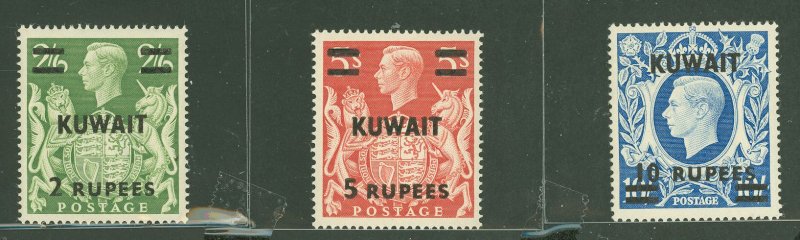 Kuwait #80-81A Mint (NH) Single (Complete Set)