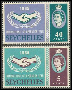 Seychelles 220-221 Mint VF NH