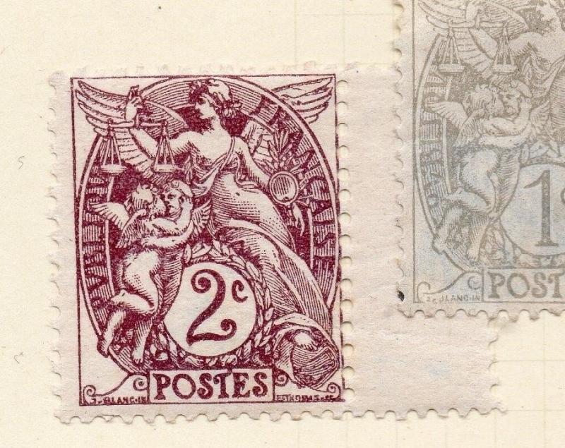 France 1900-24 Early Issue Fine Mint Hinged 2c. 233667