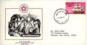 Saint Lucia, First Day Cover, Americana