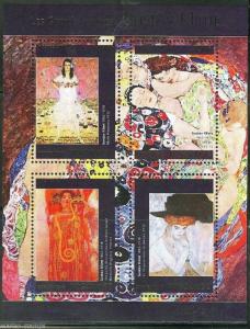 TOGO  2014  GREAT  PAINTERS GUSTAV KLIMT SHEET MINT NEVER HINGED