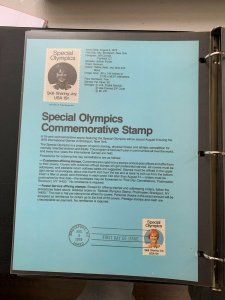 USPS Souvenir Page Scott 1788, 1979 special Olympus stamps