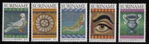 Surinam   #B299-B303  MNH  1983  Easter