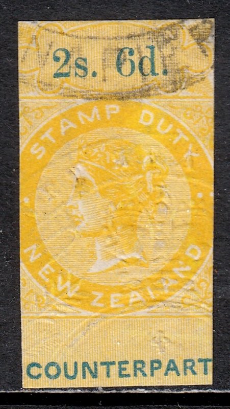 New Zealand - 2/6 Counterpart Rev. - Barefoot 2012 #1 - Trimmed perfs - CV £35