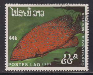 Laos 824 Cephalopolis Miniatus 1987