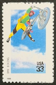 USA, 1999, SC# 3322, BMX Biking, Unused, MNH, VF