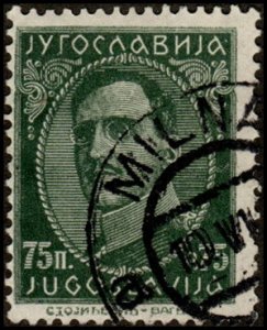 Yugoslavia 65 - Used - 75p King Alexander (Imprint) (1931)