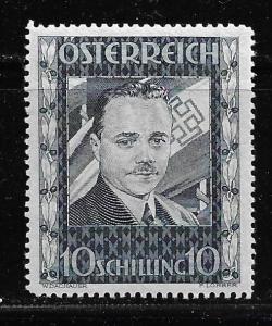 Austria 380 Englebert Dollfuss single Unused LH (BB)