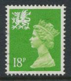 Great Britain Wales  SG W49 SC# WMMH34 Used  see details 1 right sideband