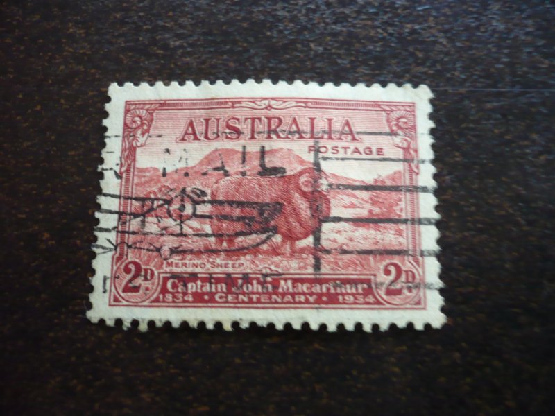 Stamps - Australia - Scott# 147a - Used Part Set of 1 Stamp