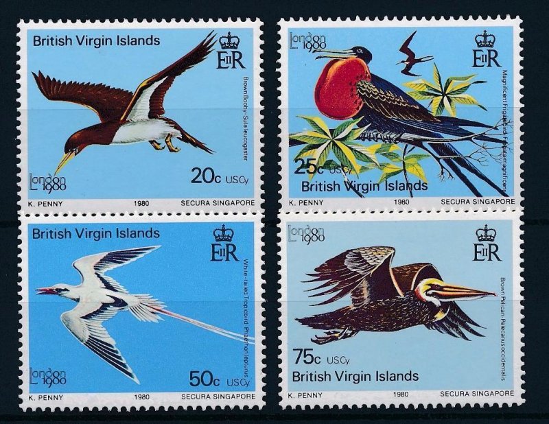 [41021] British Virgin Islands 1980 Birds Oiseaux�Uccelli   MNH