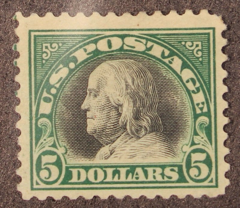Scott 524 $5.00 Franklin MNH Nice Stamp SCV $340.00