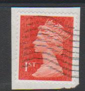 GB QE II Machin SG U2968d - 1st vermillion  - date code M15L - Source  S 