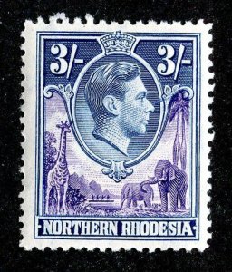 1938 Northern Rhodesia  Sc.#42 MLH* ( 864 BCXX )