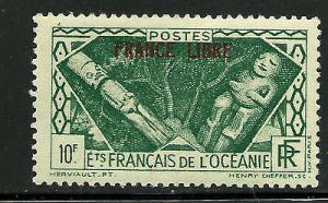 French Polynesia # 133, Mint Hinge