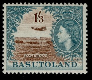 BASUTOLAND QEII SG50, 1s 3d brown & turquoise-green, LH MINT. Cat £28. 