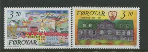 STAMP STATION PERTH Faroe Is.#222-223 Pictorial Definitive Iss.MNH 1991 CV$3.50